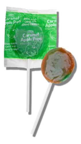 Paletas De Caramelo Y Manzana Verde Tootsie Pops Bolsa 360gr