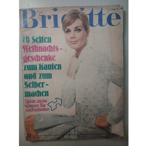 Brigitte - Revista De Moda En Alemán - 1966 - 228 Páginas