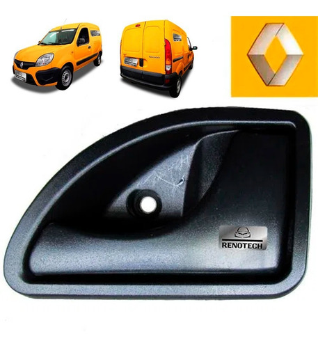 Puxador Interno Direito Porta Kangoo 00 Em Diante 8200285837