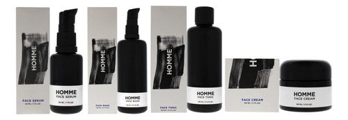 Skincare Set Homme Crema Facial 60 Ml, Sérum 30 Ml Y Limpiad