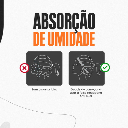 Kit 2 Cintas For La Cabeza Cintas Anti Sudor Frente Deporte