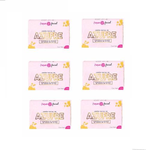 Jabon Azufre Natu Antibacterial X 6