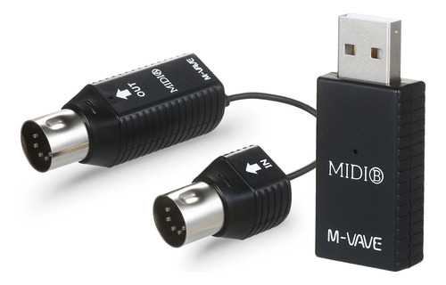 Adaptador Midi Inalambrico Interfaz Midi Cable Midi Ms1 Mini