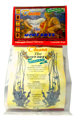 Tisana Senecio Vulneraria Calancapatle Selecto 40gr Ocotzotl