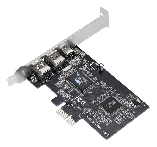 Imagem 5 de 8 de Pci-e 3 Portas 1394a Placa De Expans?o Firewire 1394b Placa