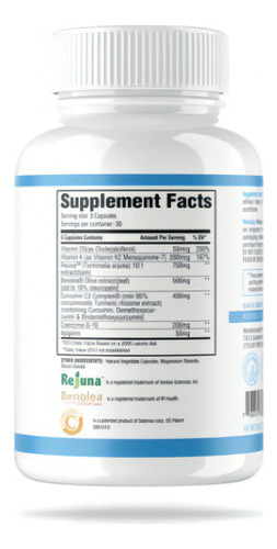 Revive Heart Cardiobascular Libre De Gluten 90 Capsulas Sabor Sin Sabor