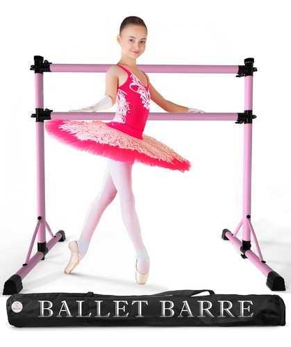 Barra De Ballet Ammana Trade De 4 Pies Ajustable Y Portátil