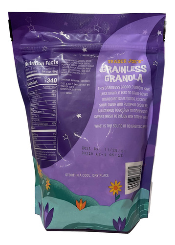 Granola Vegana Sin Grano Sin Gluten Almendras Coco Y Semilla