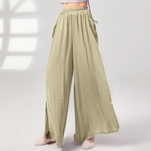 Pantalones De Entrenamiento Para Mujer Con Botones Elásticos