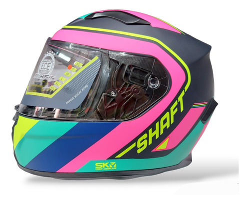 Cascos Marca Shaft 591, Certificado Ece, Para Motociclistas 