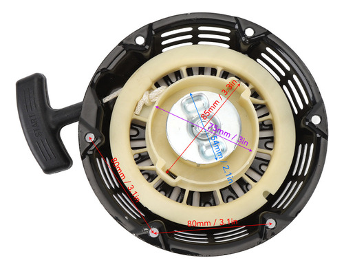 Recoil Starter Assembly Fast Start Pull Substituição Para