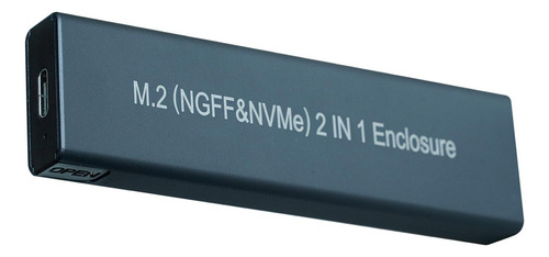 Adaptador De Caixa De Unidade Externa Ssd M.2 Sata Nvme Para