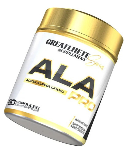 Acido Alfa Lipoico ( Ala Pro Greatlhete 60 Caps