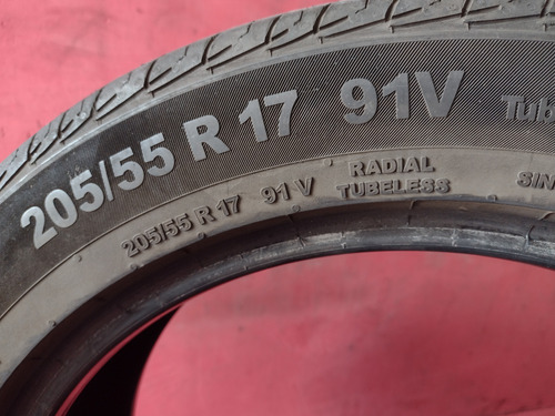 Pneu 205 55 Aro 17 Continental Powercontact Usado Meia Vida V (Usado)