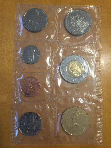 Can-s10 Set 7 Monedas Canada 2001 Prooflike Ayff (Usado)