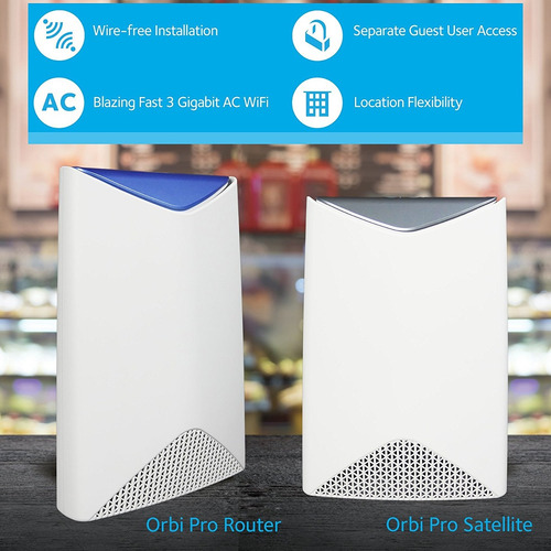 Orbi Pro De Netgear - Sistema Wi-fi Ac3000 Tri-banda Para Ne