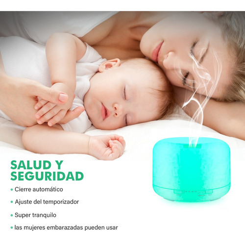 Difusor De Aceite Esencial 500ml Difusor Aromaterapia.