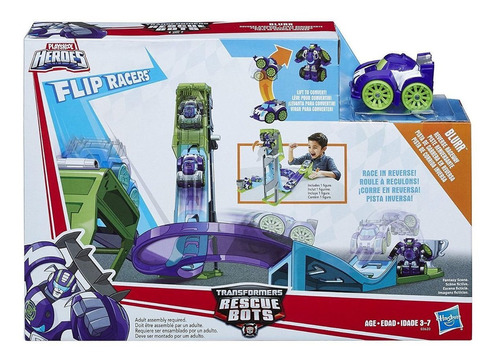 Brinquedo Tranformers Flip Racers Pista Corrida E0620 Hasbro