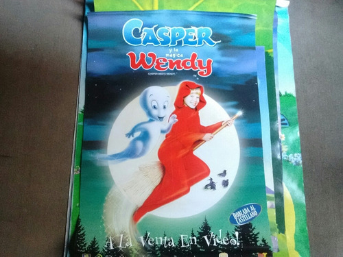 Casper Y La Magica Wendy - Poster Afiche Original