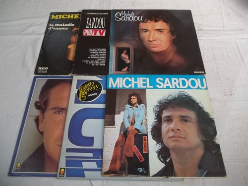 Lp Vinil - Michel Sardou - 6 Discos