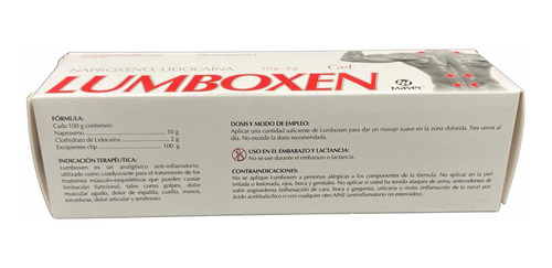 Lumboxen Gel Naproxeno Con Lidocaina 35 G Maver