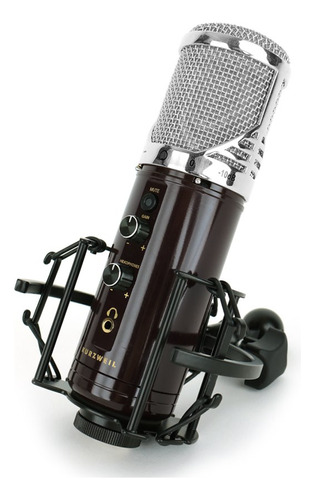 Microfono Usb Condenser Kurzweil Km1u Cardioide Voz Estudio