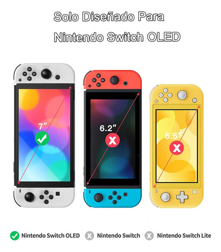 Estuche 24en1 Para Nintendo Switch Oled Con Lápiz Capacitivo