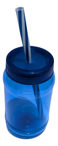 120 Vasos De Fiesta Neón Con Tapa Popote Cilindro Reusable Azul Marino