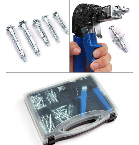 Kit De Clavadora: Pernos, Ancla Hueca, 72 Tornillos