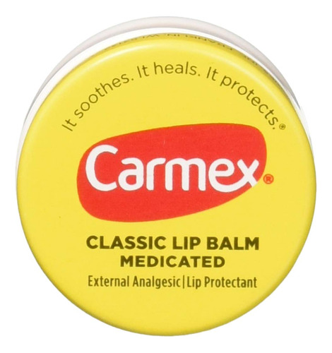 Carmex Blsamo Labial Clsico Medicado, 0.25 Onzas (paquete De