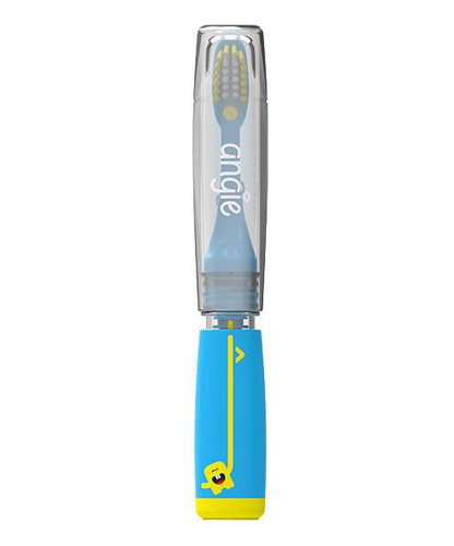 Escova Dental Infantil Magic Brush Angie Azul Macia