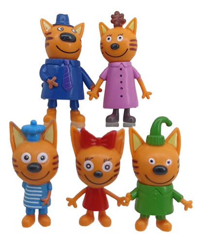 Kid E Cats 5pcs Miniaturas Gatos Cookie Pudim Candy Pudding