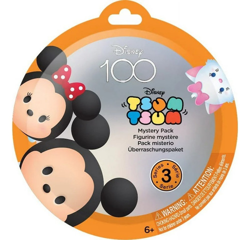 Sobre Sorpresa Disney 100 Años Tsum Tsum  Serie 3 Al Azar