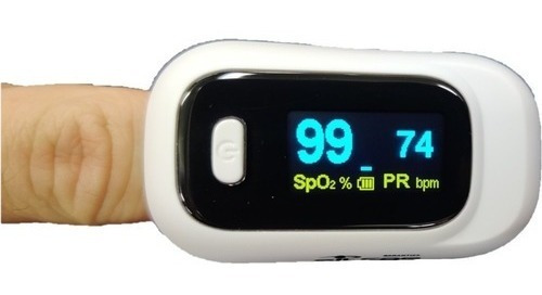 Imagen 2 de 9 de Saturador Medidor De Oxigeno Oximetro Dedo Yk-80c Silfab