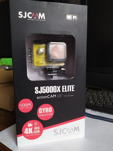 Sjcam 5000x Elite Amarela Com Três Baterias E Carregador