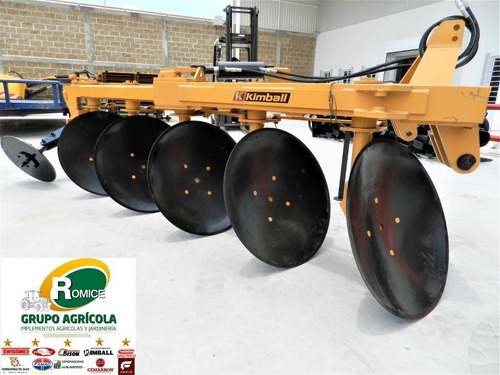 Arado Agricola 5 Discos Hidraulico Marca Kimball P Tractor