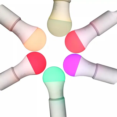 comprar Kit 4 Lâmpada Led Bulbo Smart Led Bulbo A60 9w Rgb E27 Biv