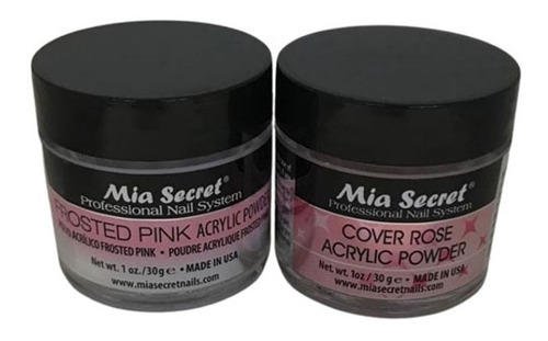 Pack 2 Polimeros 30gr Mia Secret Combinación C5 Envio Gratis