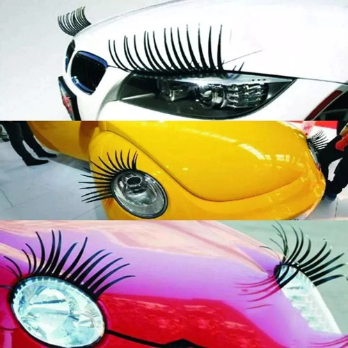 2pares De Pegatinas Para Pestañas De Coche, Personalizadas