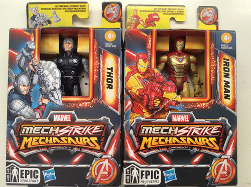 Set De 2 Figuras: Iron-man Y Thor Mechstrike (Usado)