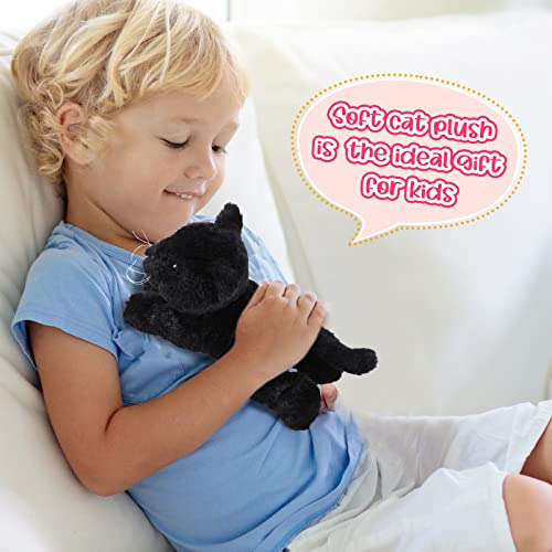 3 Piezas 9 Pulgadas Peluche De Gato Animal De Peluche Gato L