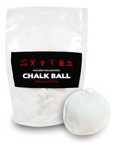 Carbonato Magnésio 56g Chalk Ball Cross Escalada Montanhismo