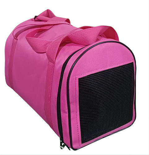 Bolso Transportador Mascota Color Rosa
