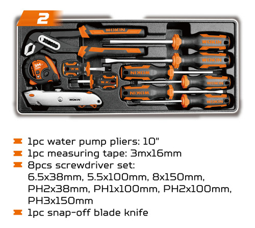 Set De Herramientas Caja De 98 Piezas Wokin