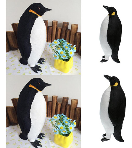 Estatua De Pingüino Con Plumas Artificiales For El Hogar, 2