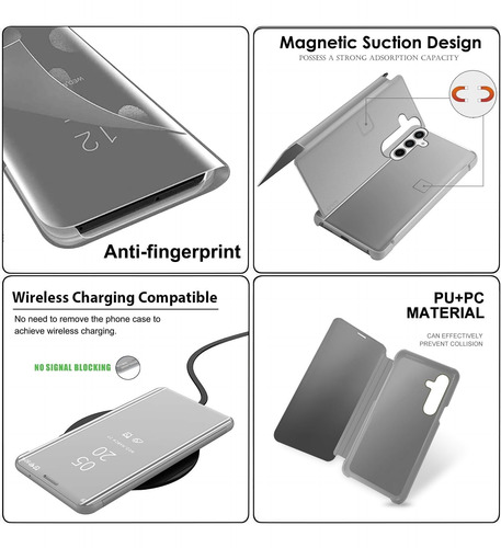 Funda Para Samsung S22 / Plus / Ultra + Hidrogel Templado Plateado S22 Plus