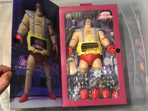 Krang Tmnt Neca Figura De Krang Cartoon Tortugas Ninja Neca (Usado)