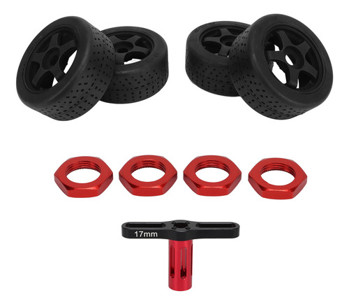Llantas Rc De 5 Radios, 4 Unidades, Llantas Hexagonales De P