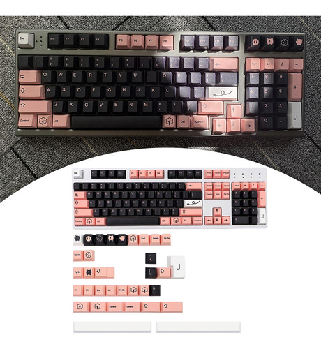 Keycaps 138 Accesorios Compatibles Con Teclas Reemplazo Para