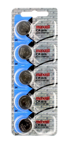 Pila Maxell Cr1616 Litio 3 Volts En Blíster Sellado